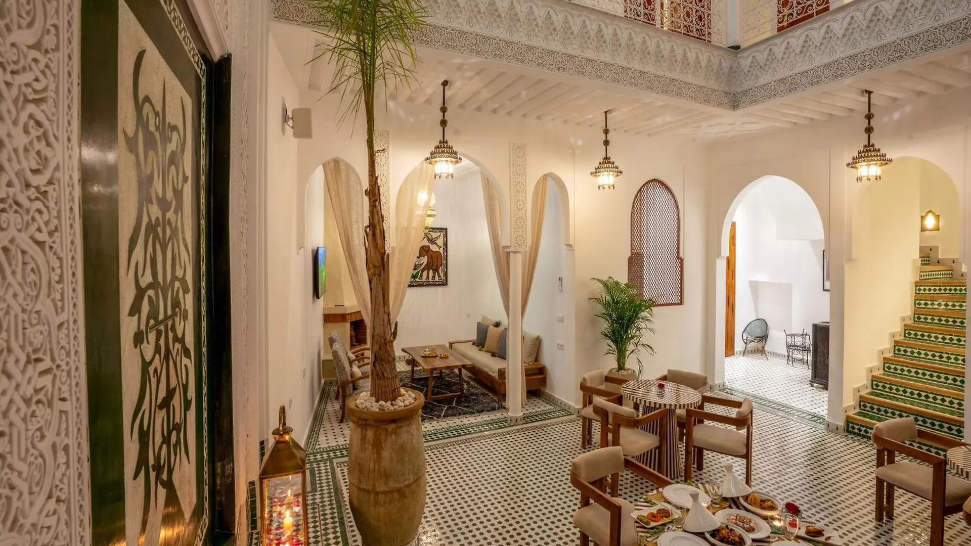 Penzion Dar Al-Famila Hamam & Spa Marakéš Maroko